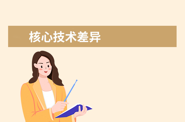 核心技術(shù)差異