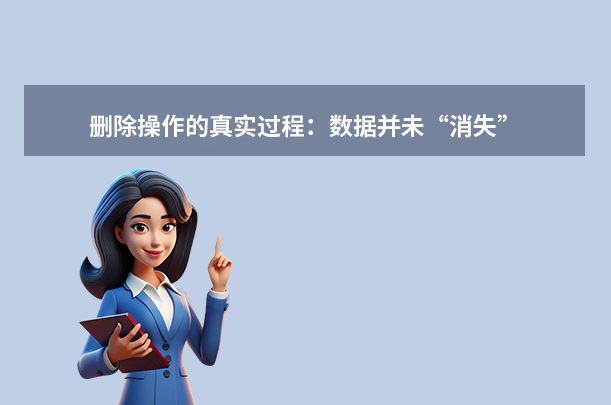 刪除操作的真實(shí)過(guò)程：數(shù)據(jù)并未“消失”