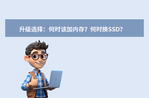 升級選擇：何時該加內(nèi)存？何時換SSD？